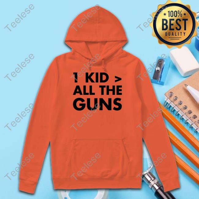 1 Kids Bigger All The Guns T Shirt